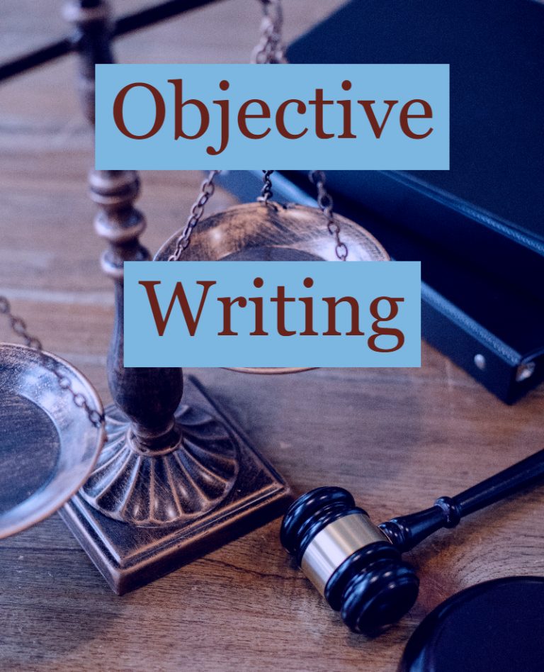 how to write objective in essay